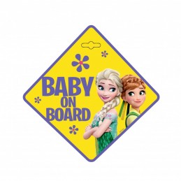 "Baby On Board" Schild (Frozen)